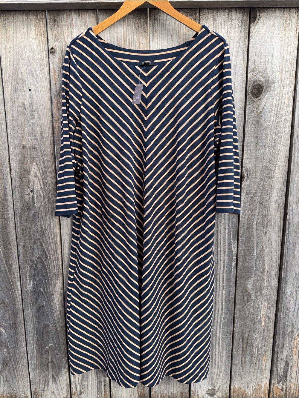 J.Jill Wearever Knit Pleat-Back Dress Size XL - Picture 10 of 11
